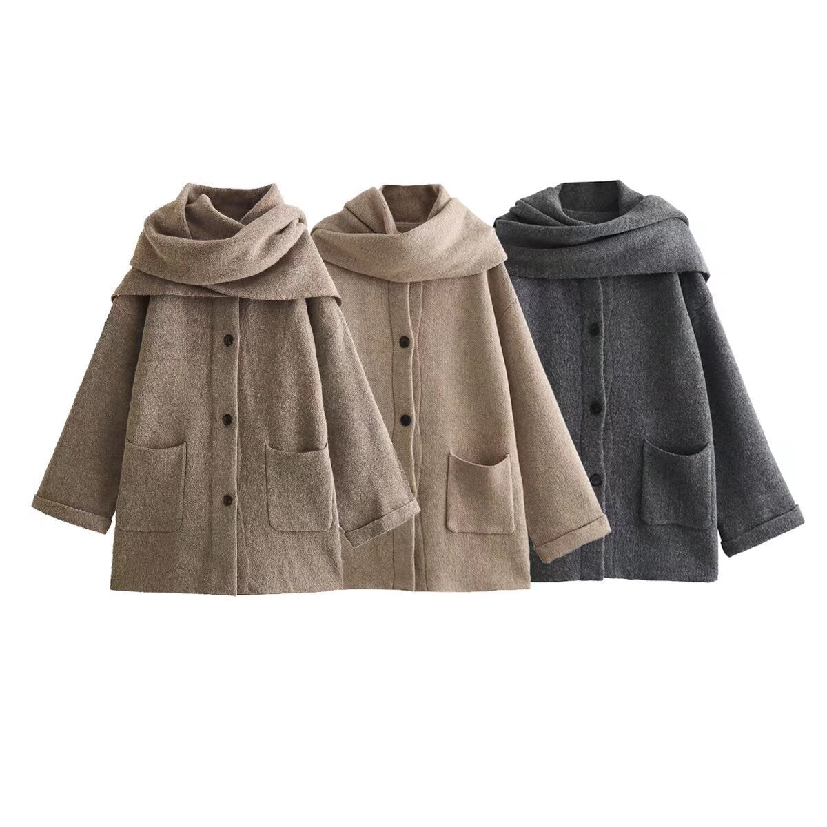 Veste courte tricotée
