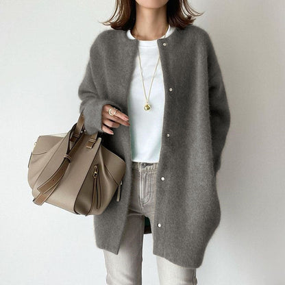 LUMERA | Cardigan à Col Rond Boutonné