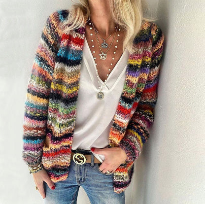 Cardigan en Tricot Léger de Style Européen