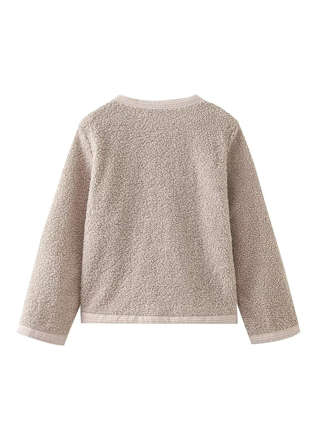 VIRONA | Cardigan Court en Maille Tricotée - Élégance et Confort