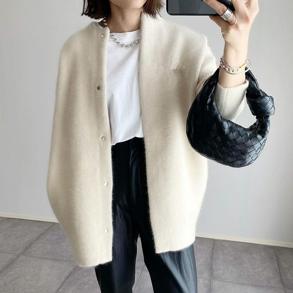 LUMERA | Cardigan à Col Rond Boutonné