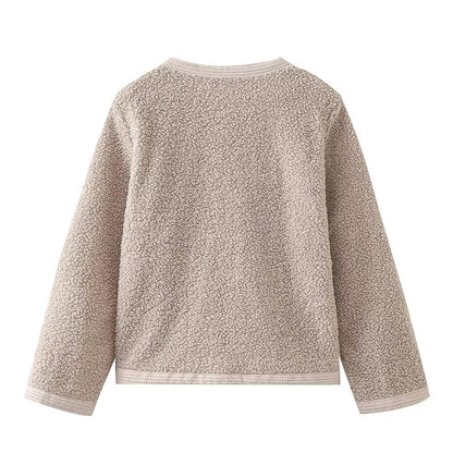 VIRONA | Cardigan Court en Maille Tricotée - Élégance et Confort