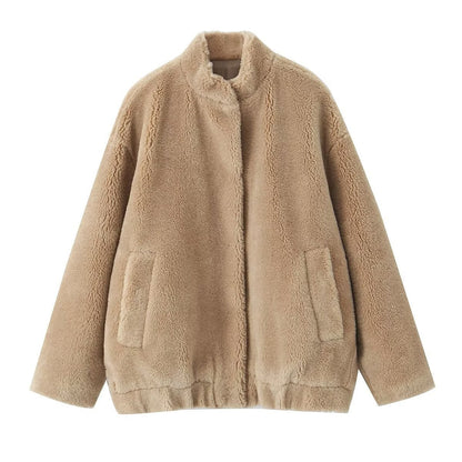 Veste Bomber en Fleece pour Femme