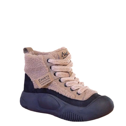 Bottes d'Hiver pour Femme Doublées en Laine Polair