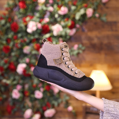 Bottes d'Hiver pour Femme Doublées en Laine Polair