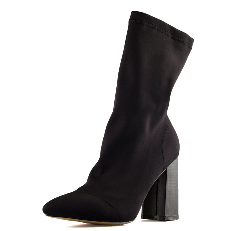 Bottes Nadia en laine stretch