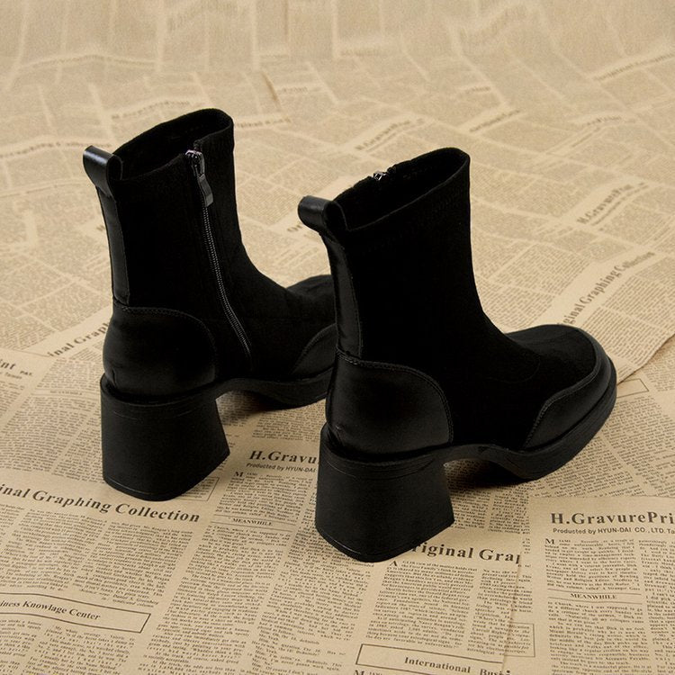 Bottes à semelle épaisse