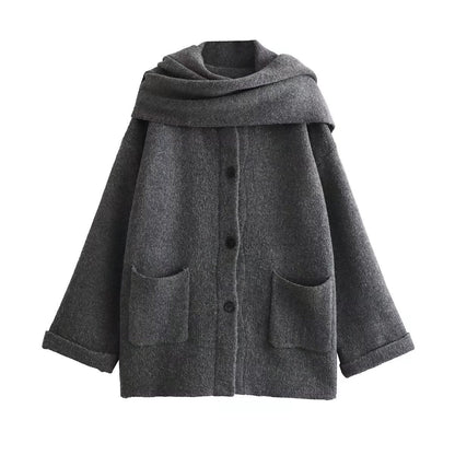 Veste courte tricotée