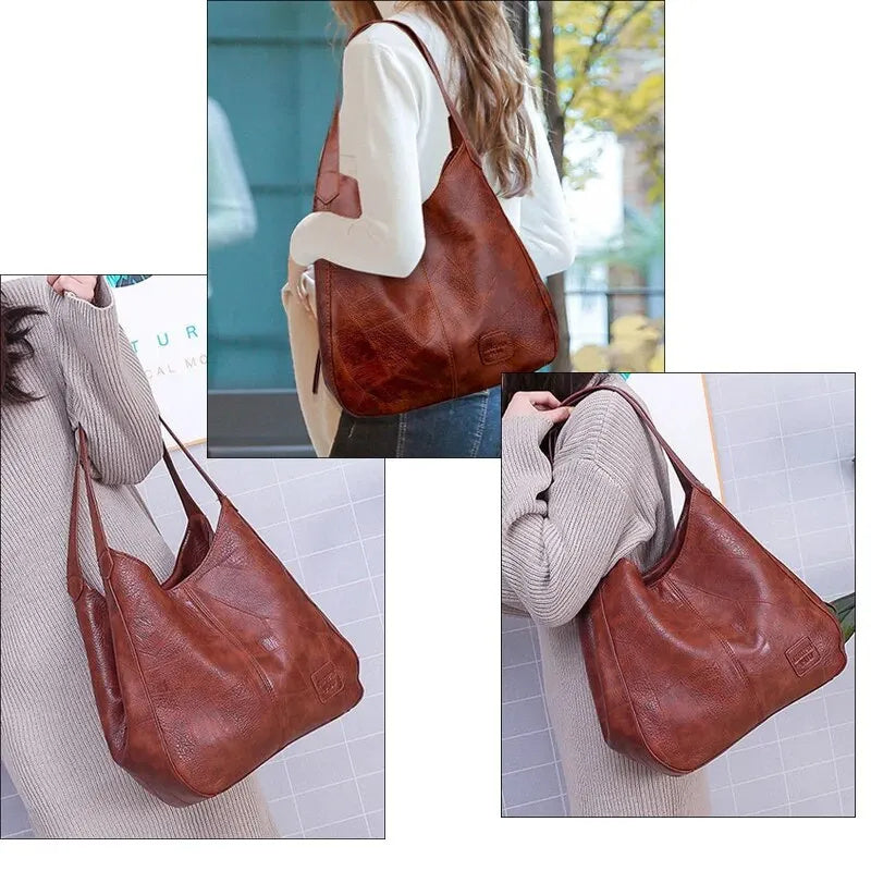 Sac Vintage Femme en Cuir