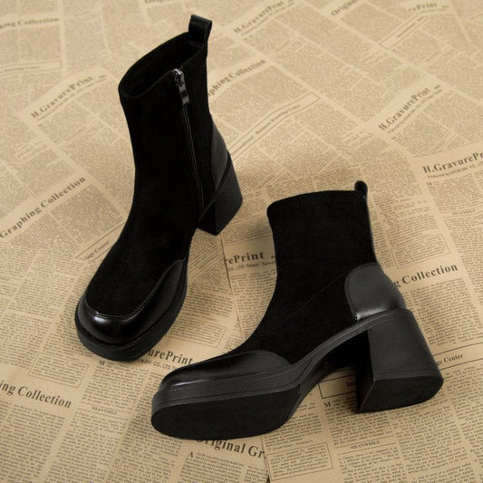 Bottes à semelle épaisse