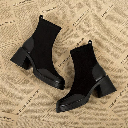 Bottes à semelle épaisse
