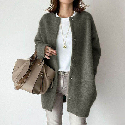 LUMERA | Cardigan à Col Rond Boutonné
