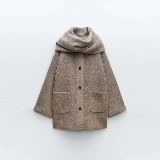Veste courte tricotée
