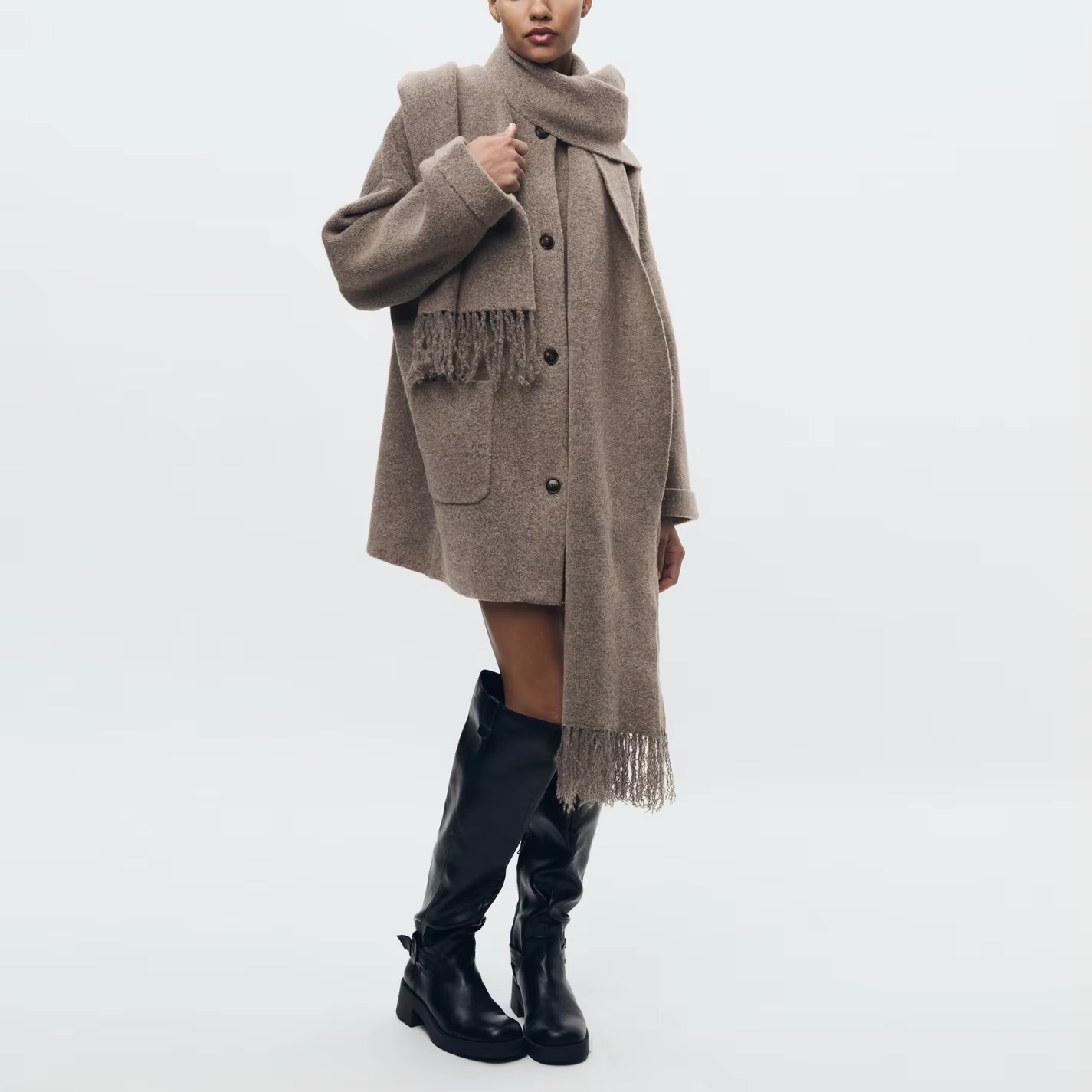 Veste courte tricotée