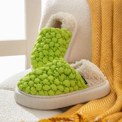 Chaussons Chauffants Bulle, Non-Slip pour Couples