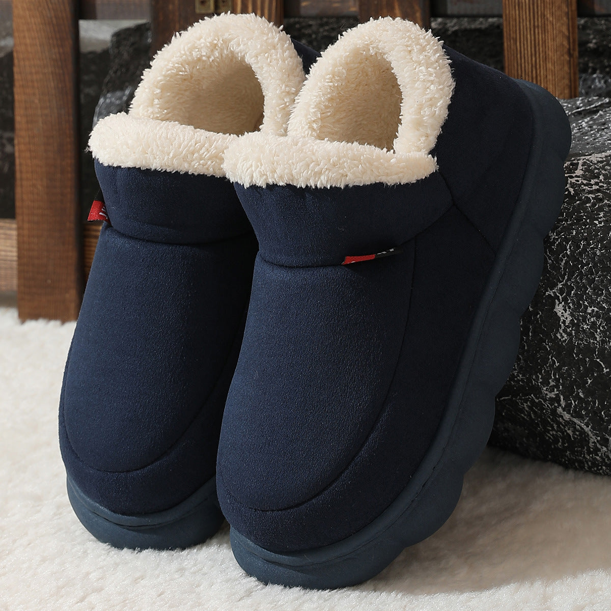 Chaussures en coton peluche d'hiver pour femmes