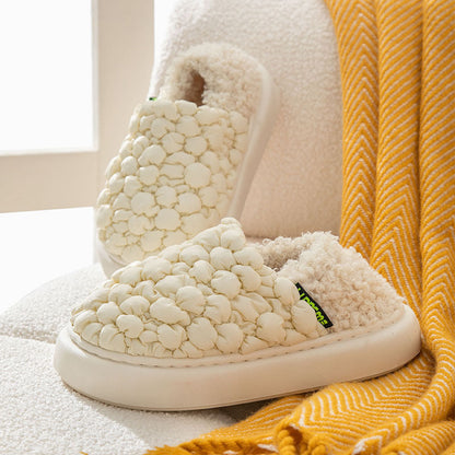 Chaussons Chauffants Bulle, Non-Slip pour Couples