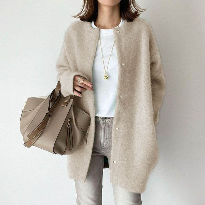 LUMERA | Cardigan à Col Rond Boutonné