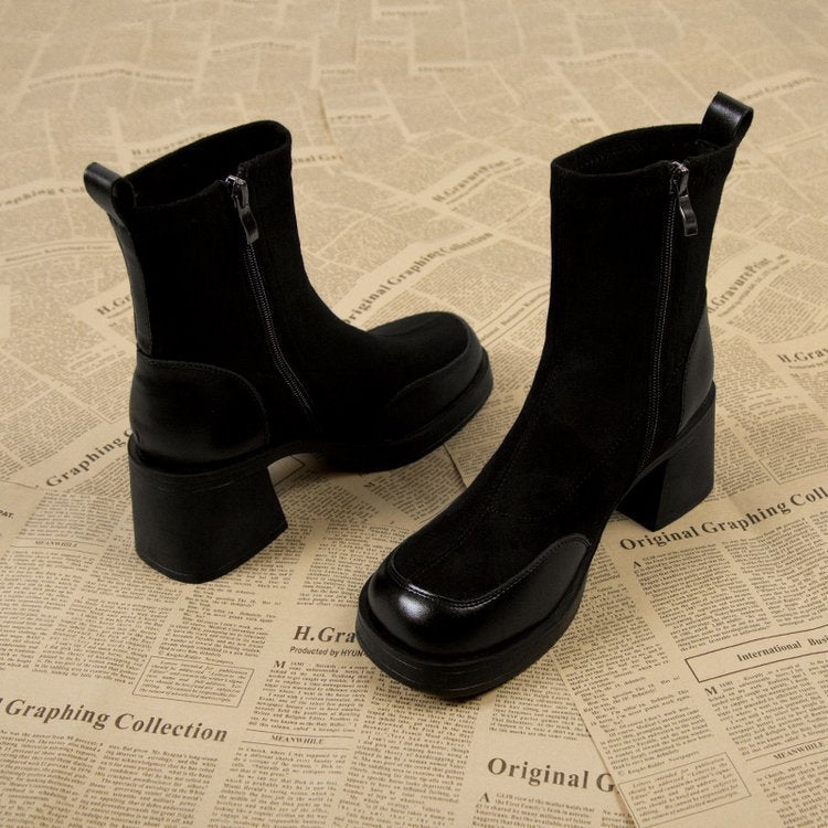 Bottes à semelle épaisse