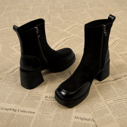 Bottes à semelle épaisse