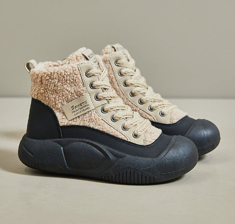 Bottes d'Hiver pour Femme Doublées en Laine Polair