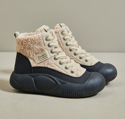 Bottes d'Hiver pour Femme Doublées en Laine Polair