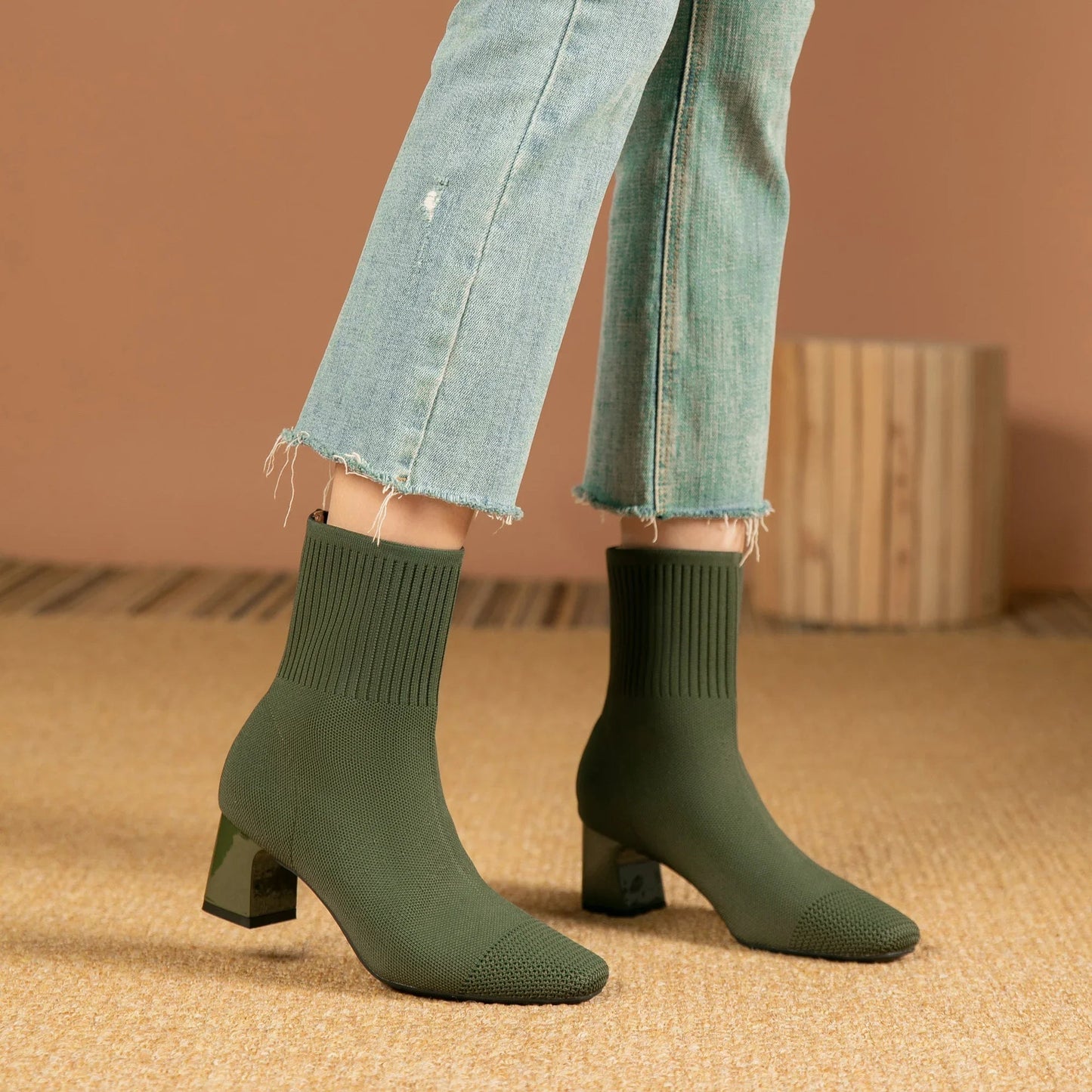 Bottines Stretch Tendance